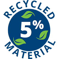 5% Recycled Material
